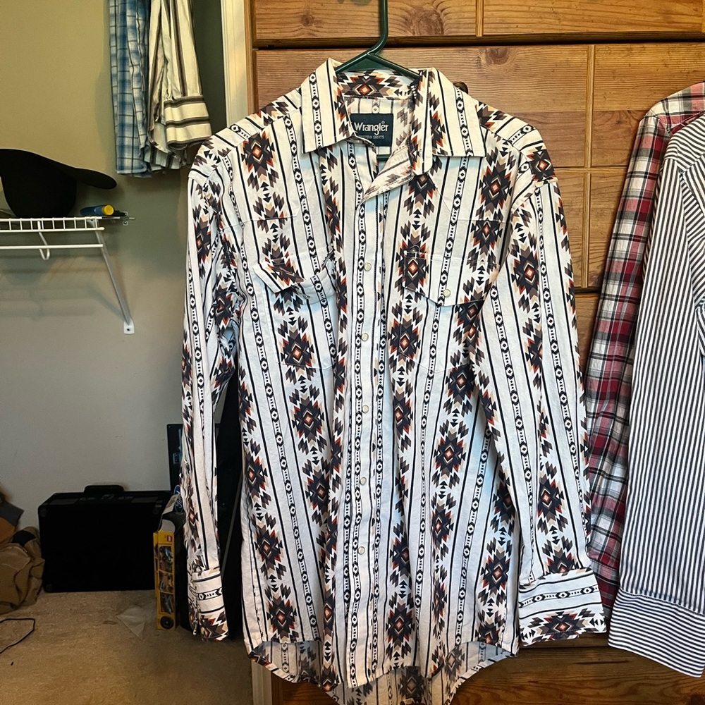 Wrangler Pearl snap